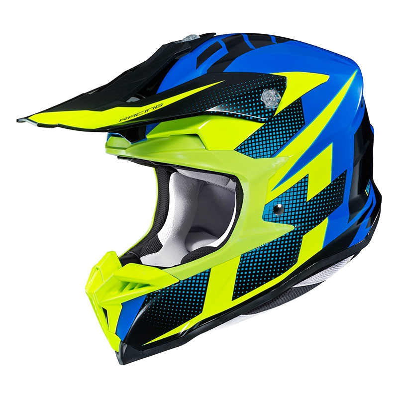 Casco cross Hjc i50 Argos giallo