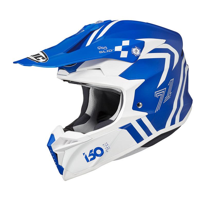 Casco HJC i50 Hex blu bianco