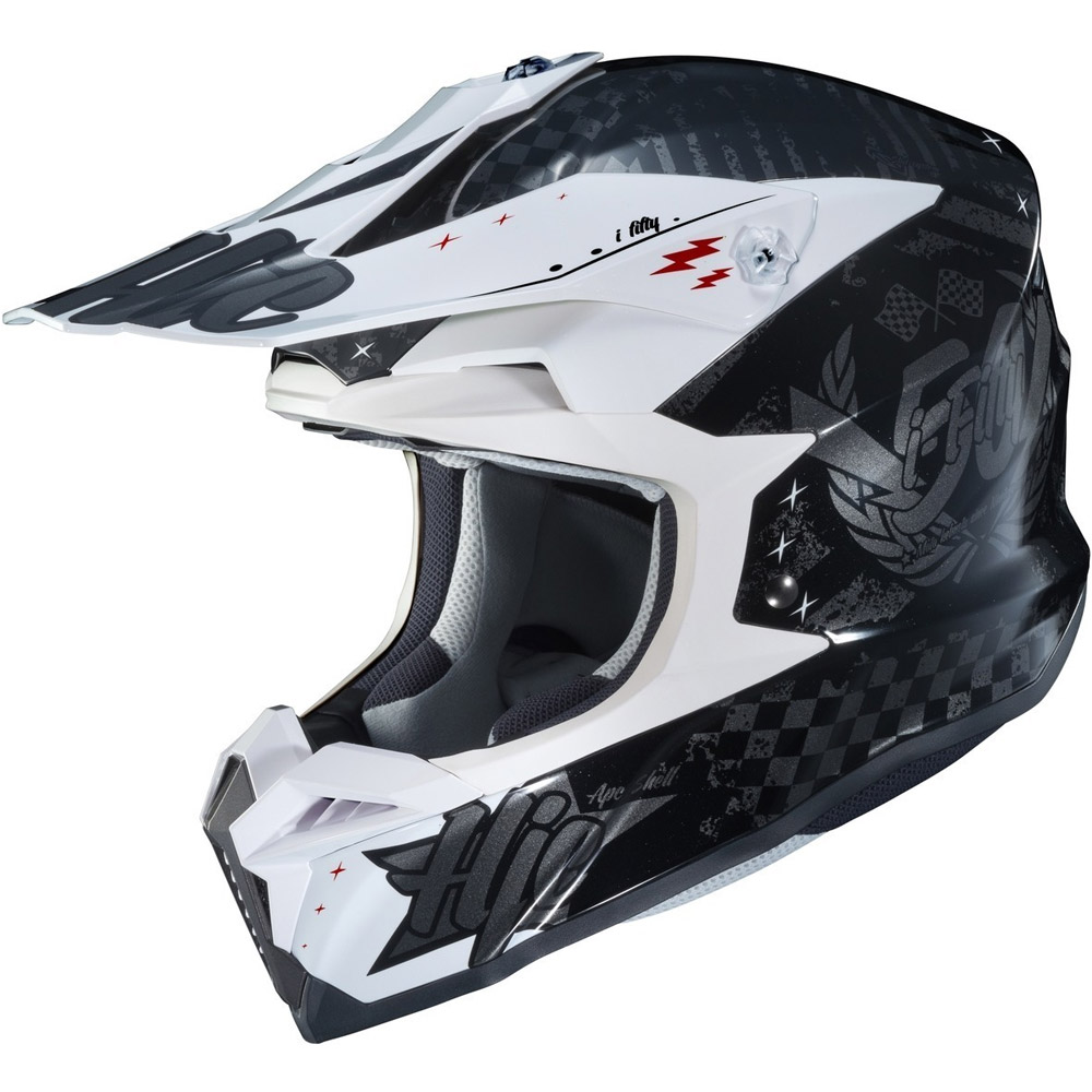 Casco HJC i50 Artax bianco nero