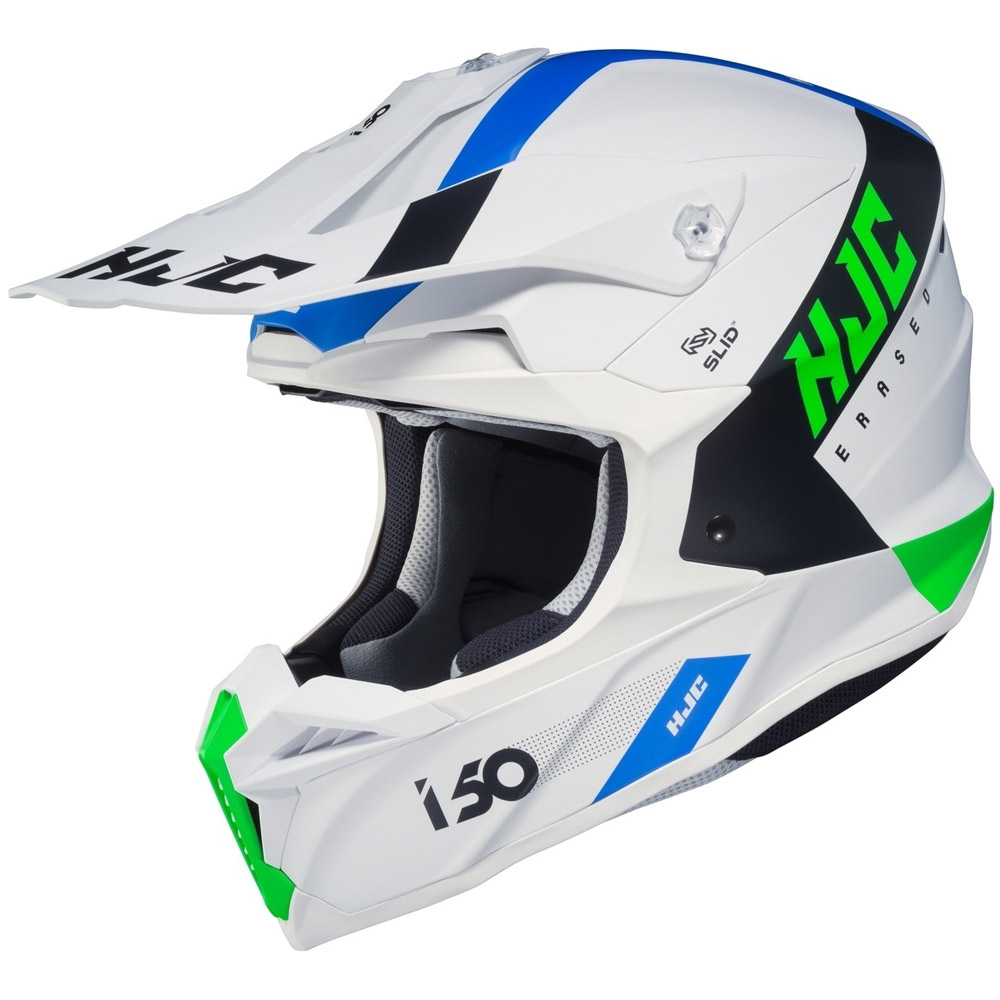 Casco HJC i50 Erased bianco blu