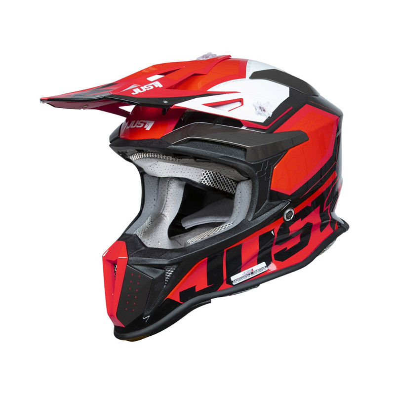 Casco Just-1 J18-F Hexa rosso