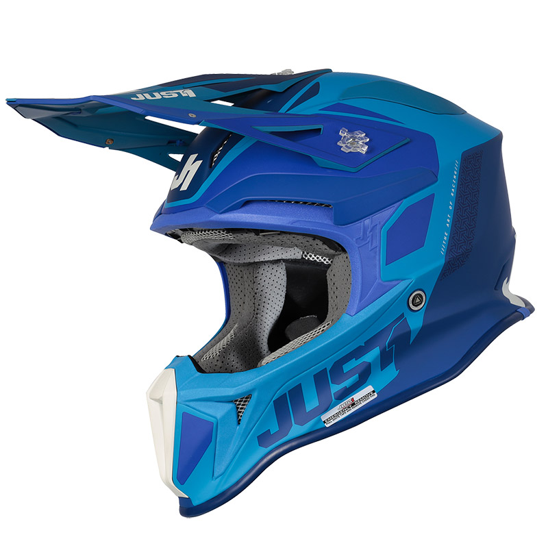 Casco Just-1 J18 Mips Pulsar blu opaco