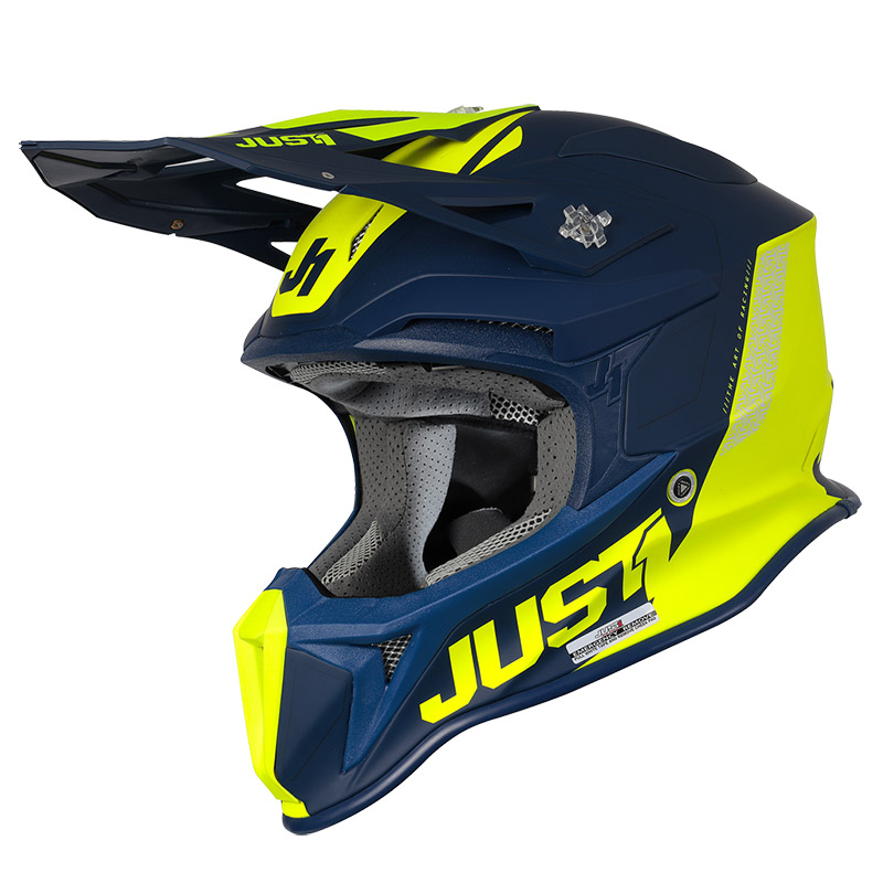 Casco Just-1 J18 Mips Pulsar giallo fluo opaco