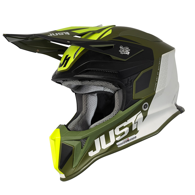 Casco Just-1 J18 Mips Pulsar LTD verde army opaco