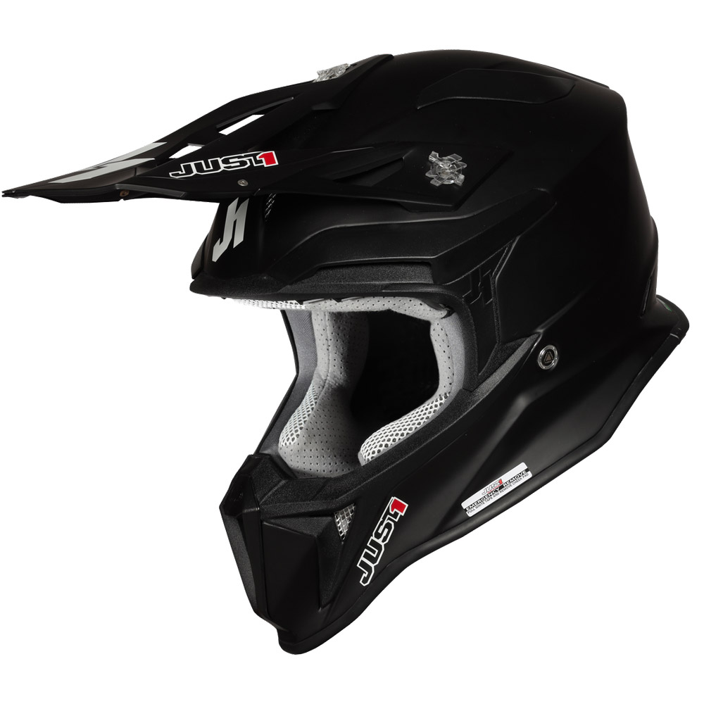 Casco Just-1 J18 Solid nero opaco