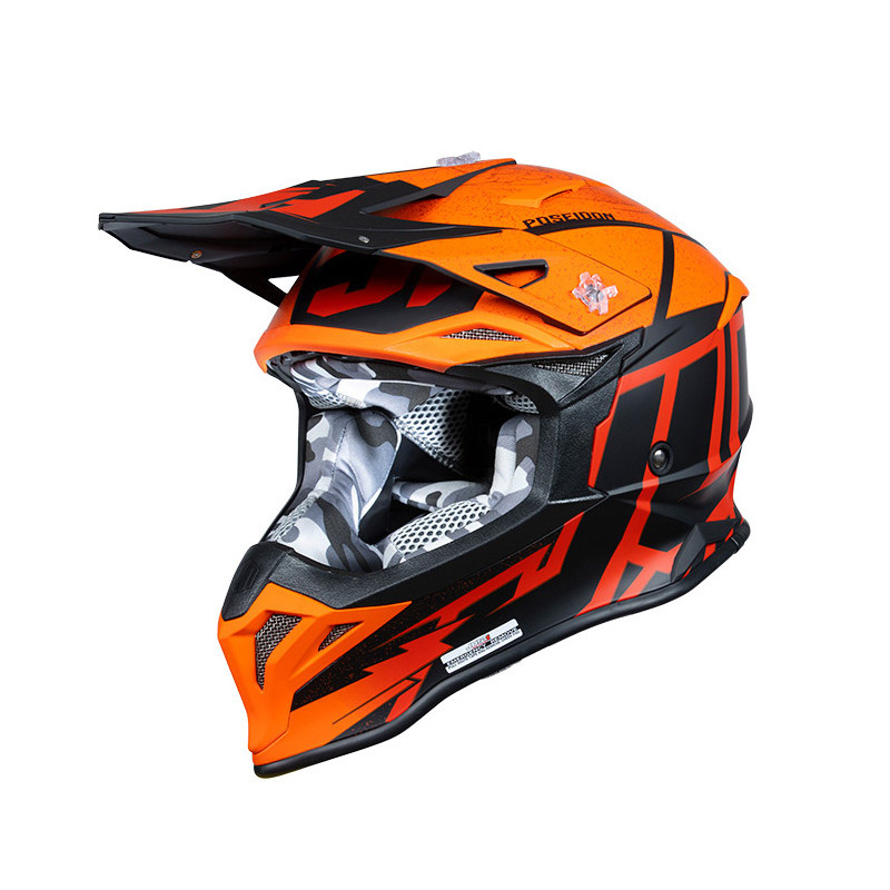 Casco Just-1 J39 Poseidon arancio