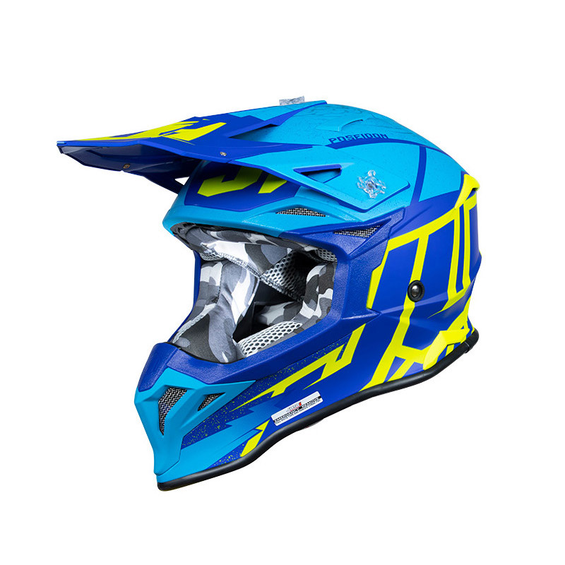 Casco Just-1 J39 Poseidon blu