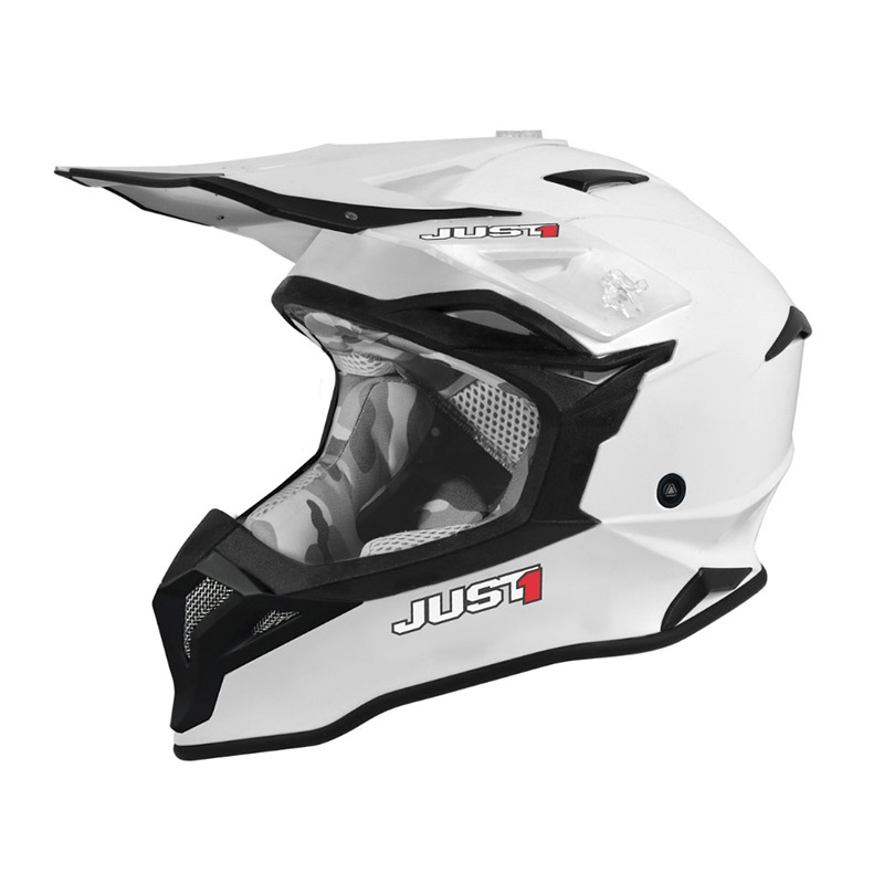 Casco Just-1 J39 2206 Solid bianco lucido