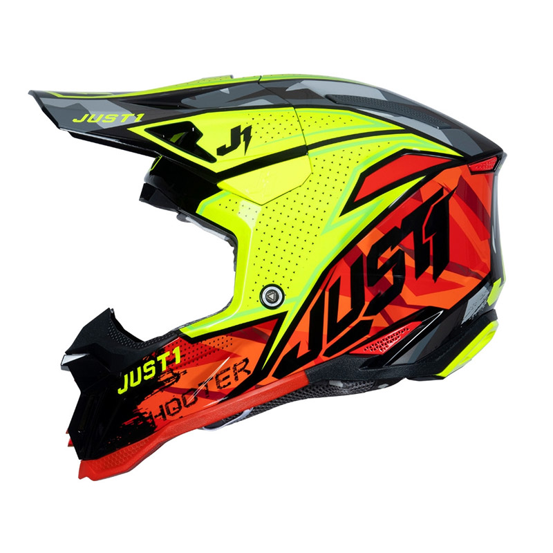 Casco Just 1 J40 Shooter rojo JO6060170171001 Cascos Offroad MotoStorm