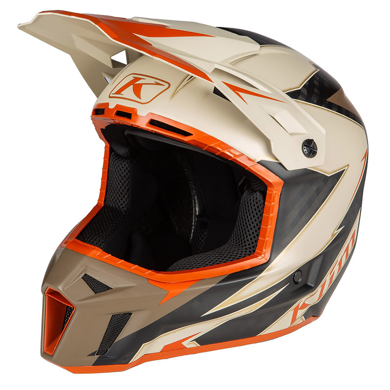 Casco Klim F3 Carbon lightning peyote