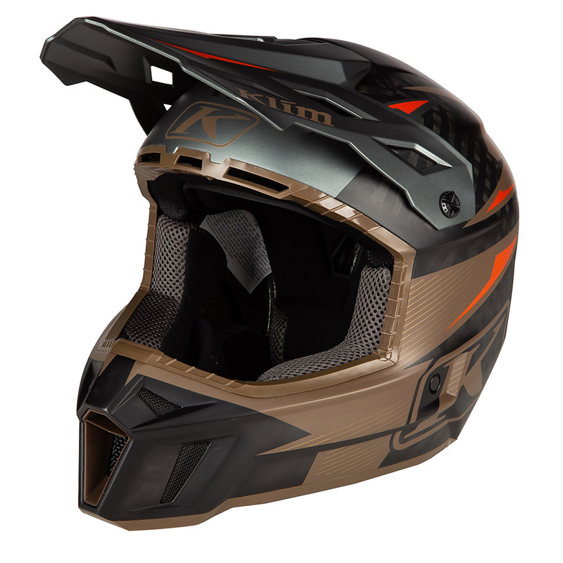 Casco Klim F3 Carbon Pro Striker potter clay