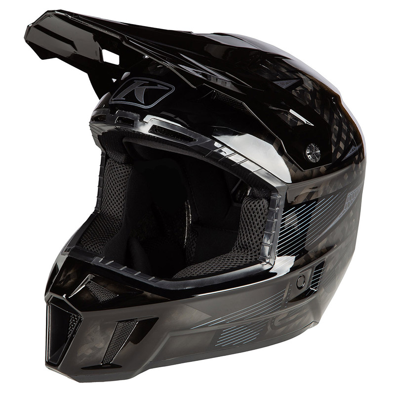 Casco Klim F3 Carbon Pro Striker nero