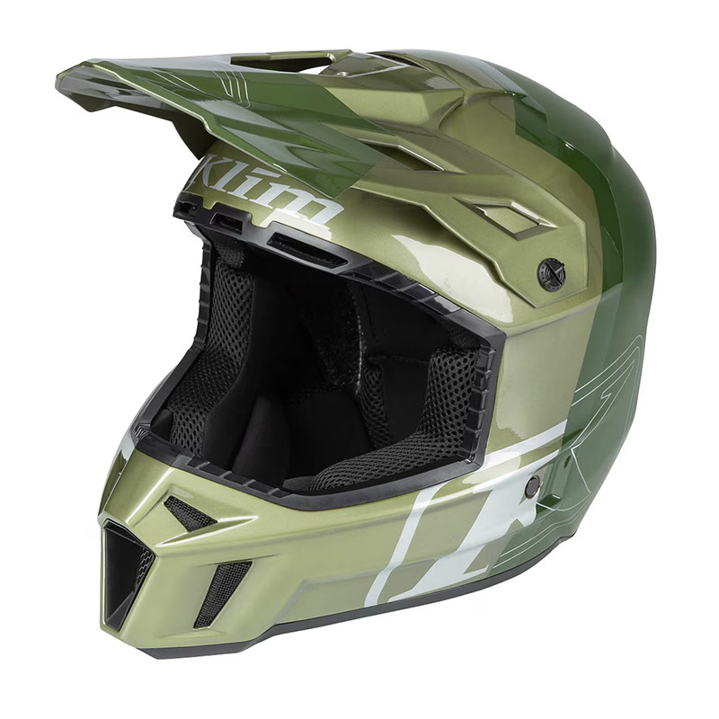 Klim F3 カーボン プロ ティルト ヘルメット グリーン