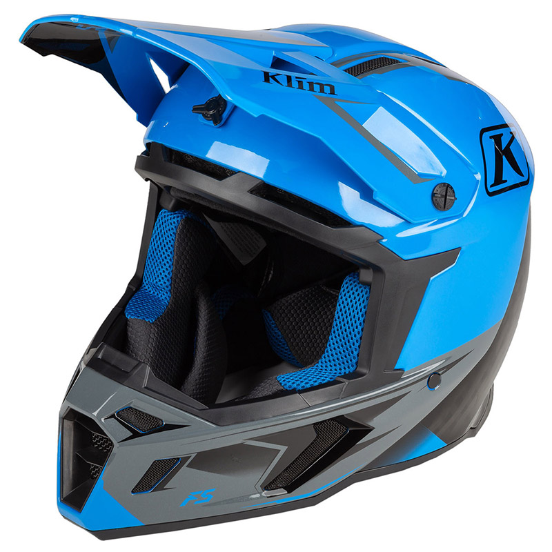 Casco Klim F5 legion electric blu