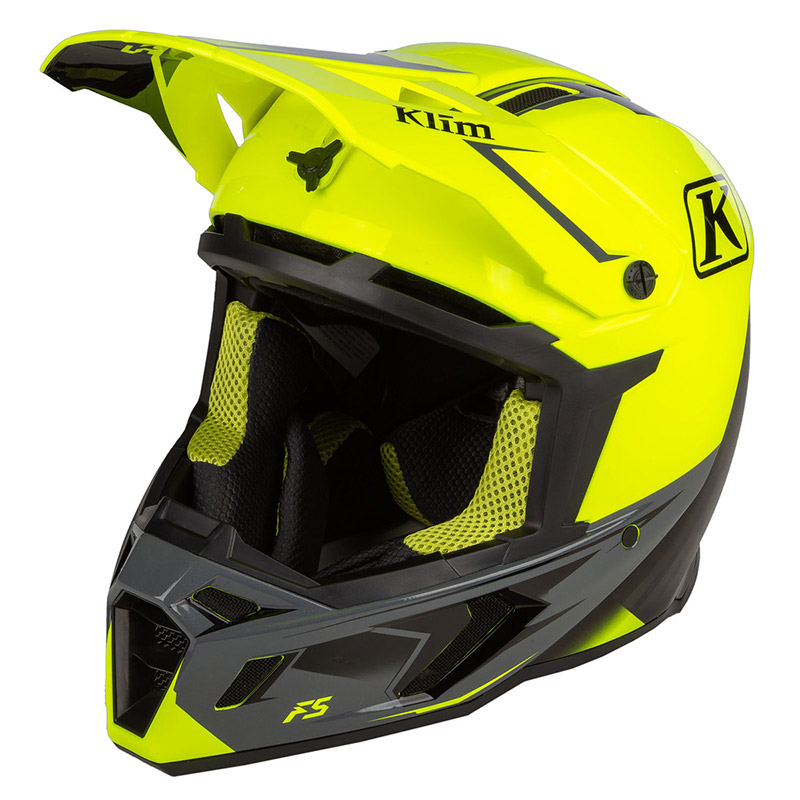 Casco Klim F5 legion giallo