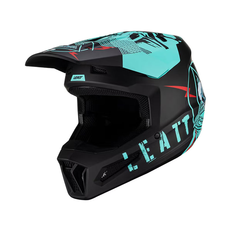 Casco Leatt 2.5 2023 nero aqua