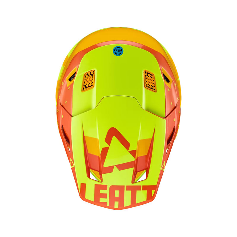 PACK CASQUE ET MASQUE LEATT 7.5 2023 ORANGE / VIOLET - Tonnycat