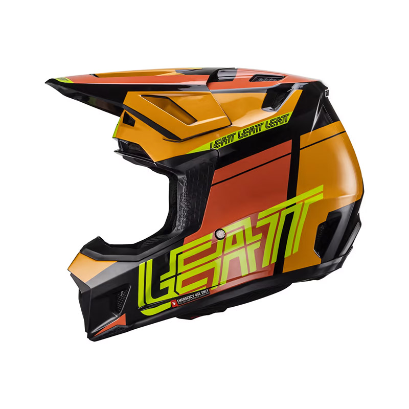 Casco moto 7.5 con Tecnologia 360° Turbine e maschera moto inclusa