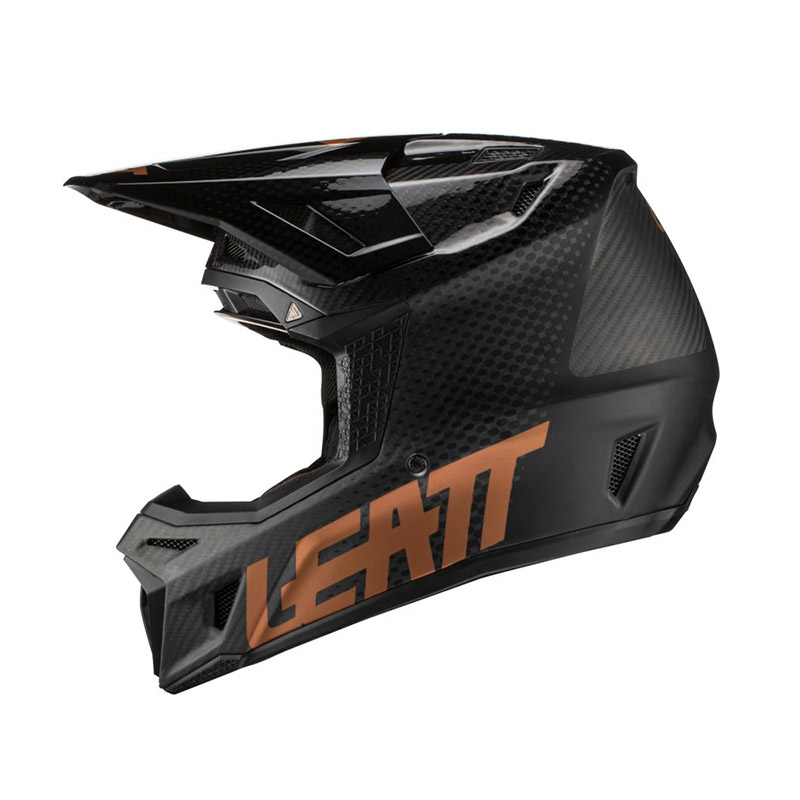 Leatt 9.5 Carbon V21.1 Helmet Black Gold LE102100010 Offroad Helmets
