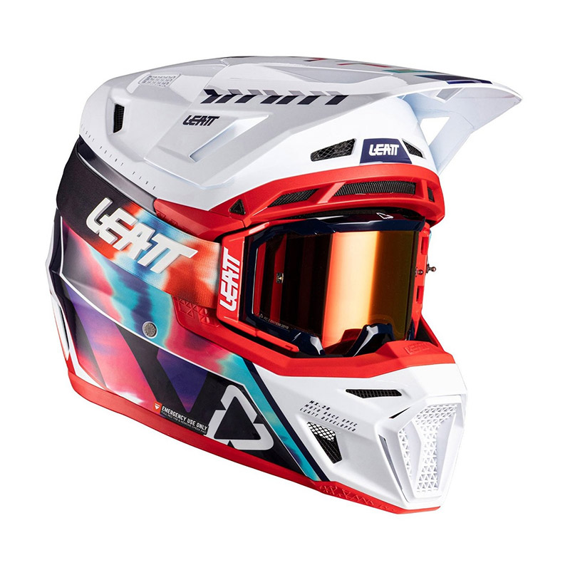 リート モト 8.5 V26 ヘルメット キット ロイヤルブルー レッド