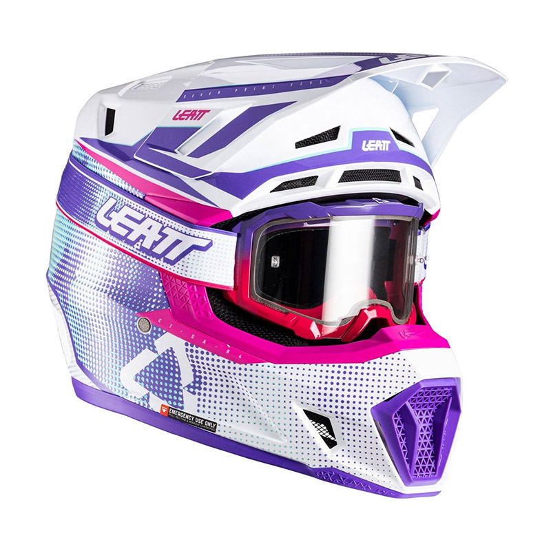Leatt Moto 7.5 V26 Helm-Kit lila