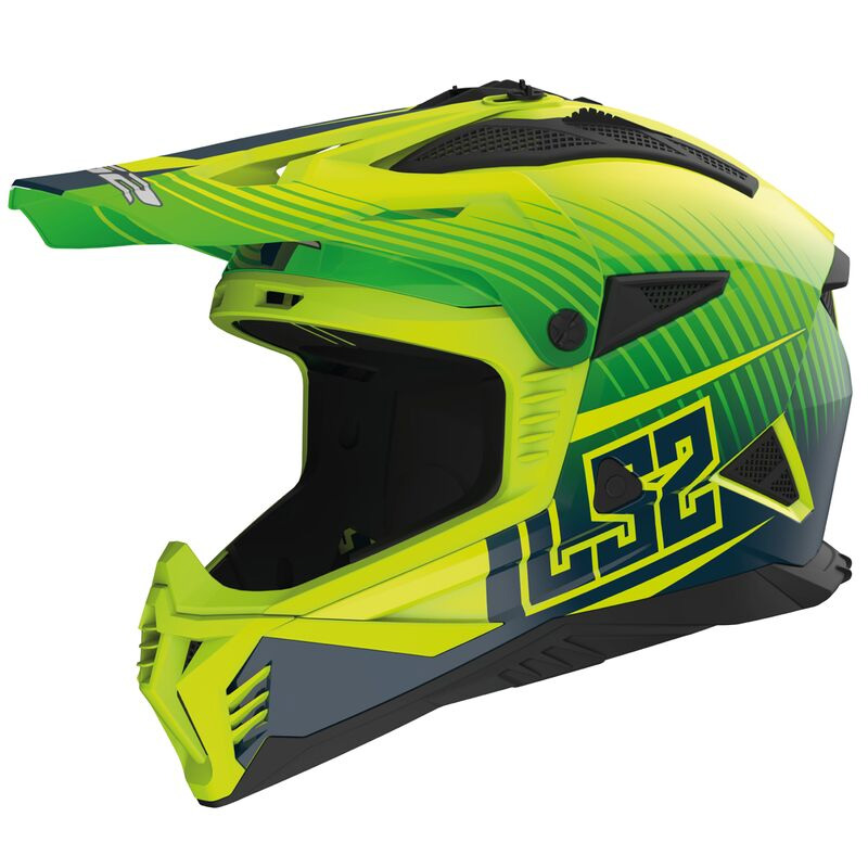 Casco LS2 MX708 Fast 2 Duck giallo opaco