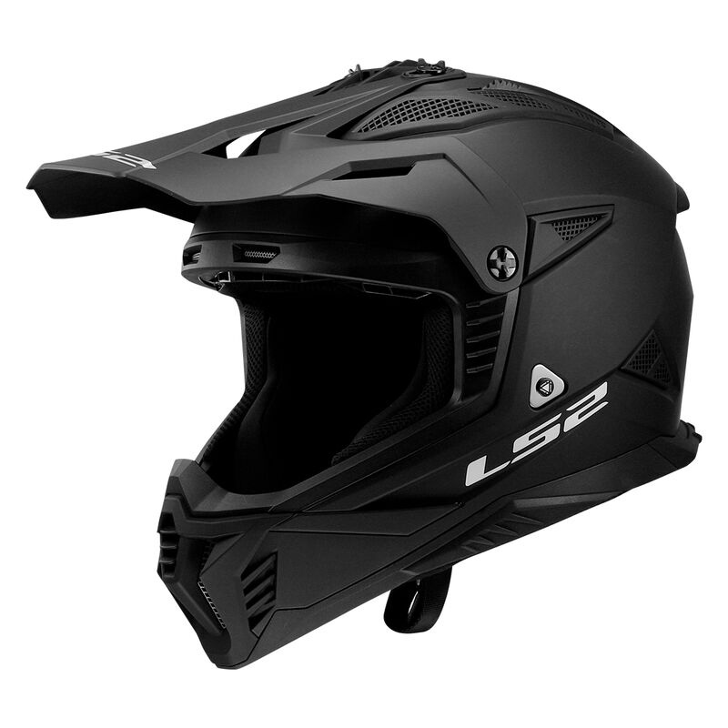 Casco LS2 MX708 Fast 2 Solid nero opaco