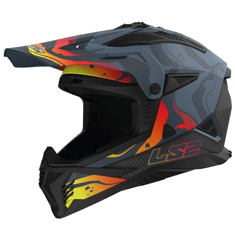 Casco LS2 MX708 Fast 2 Wash grigio