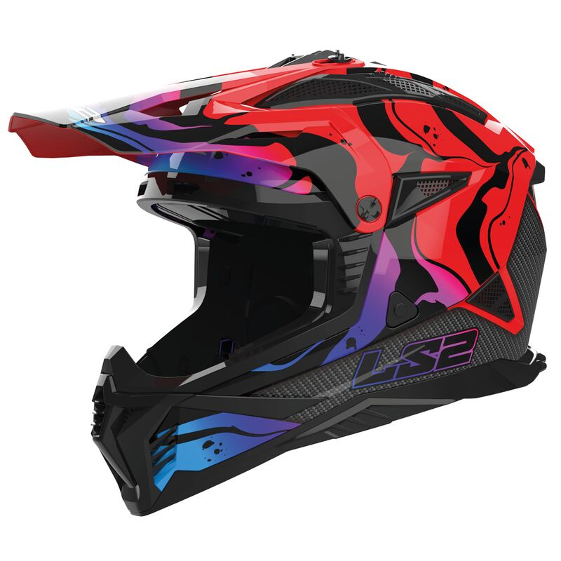 Casco LS2 MX708 Fast 2 Wash rosso