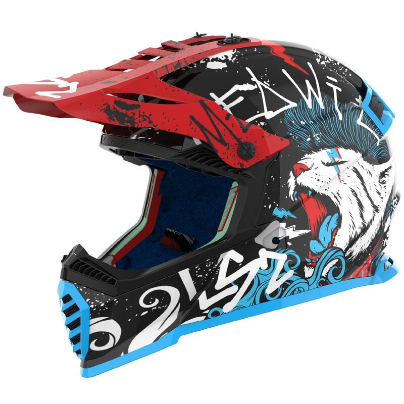 Casco LS2 MX437J Fast Evo 2 Mini Starmaw nero