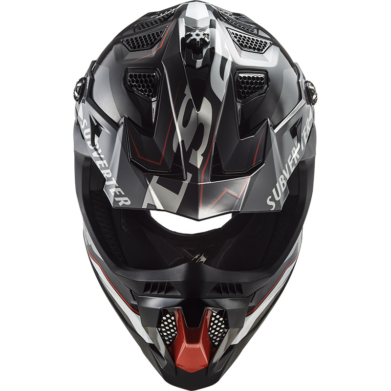 LS2 MX700 Subverter Evo Arched Helm Titan LS2-407003104 Offroad Helme ...