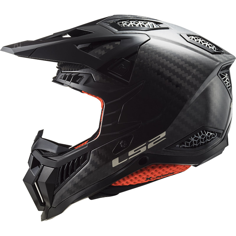Ls2 Mx703 X force Carbon Solid Helmet Black LS2 467031099 Offroad
