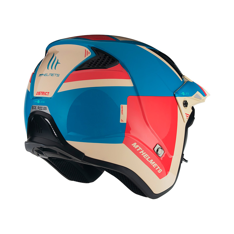 Mt Helmets District Sv S Analog D7 Helmet Beige MT 1345794371