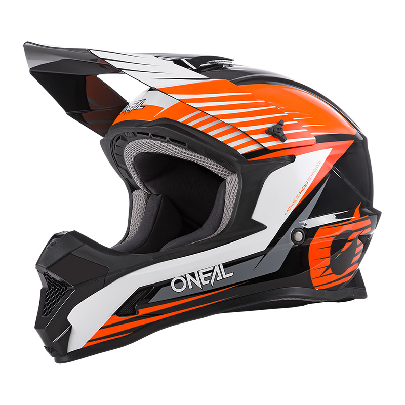 Casco Bimbo O Neal 1SRS Stream nero arancio