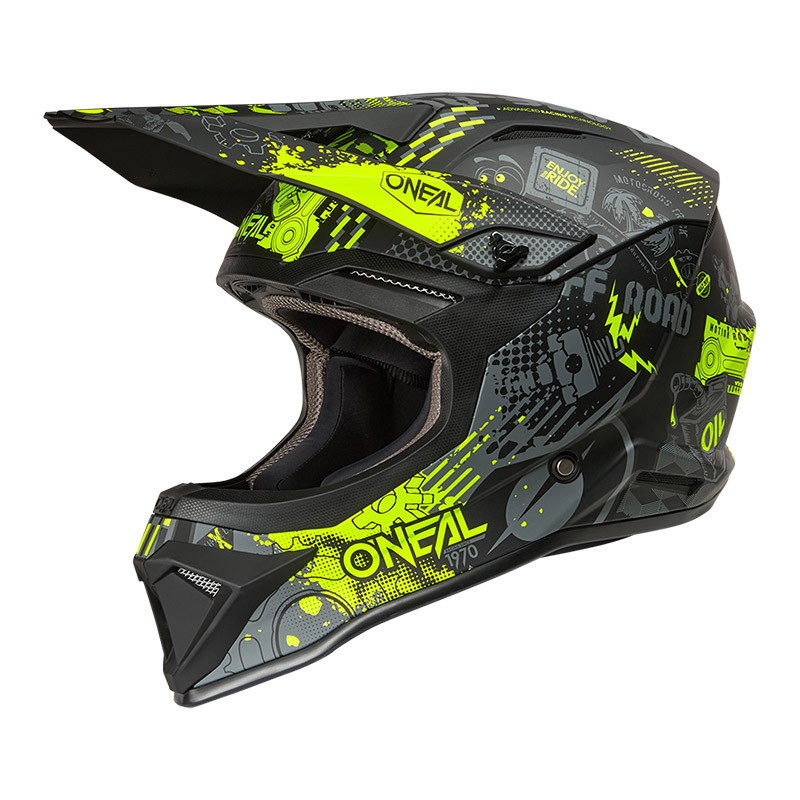 O Neal 1 Srs Youth 2206 Vibrant V.26 Helmet Yellow