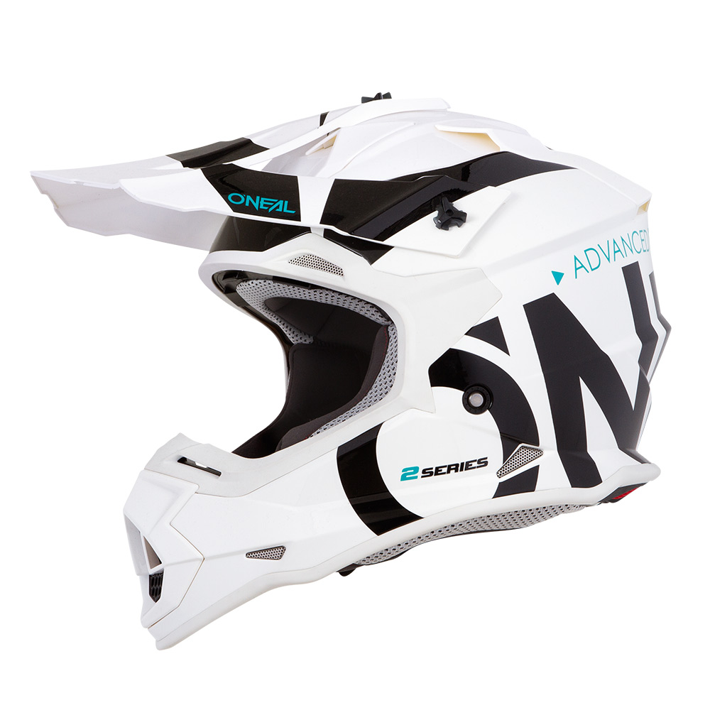 Casco O Neal 2 Srs Slick blanco negro ON-0200-S4_1-2-3-4-5-6 Cascos Offroad