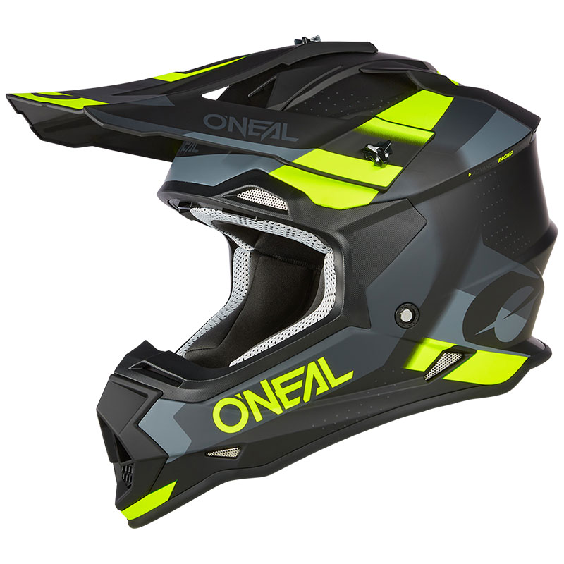 Casco O Neal 2SRS Spyde V.23 nero giallo