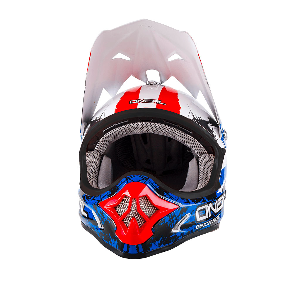 o 39 neal 3 series shocker helmet black blue red motostorm oneal mx helmet size chart
