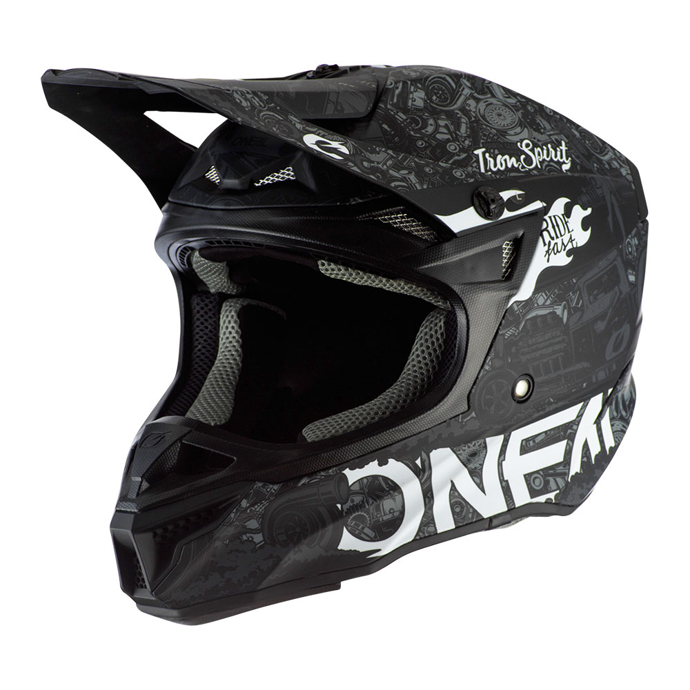 Casco O'neal 5srs Polyacrylite Hr V.22 Nero | MotoStorm