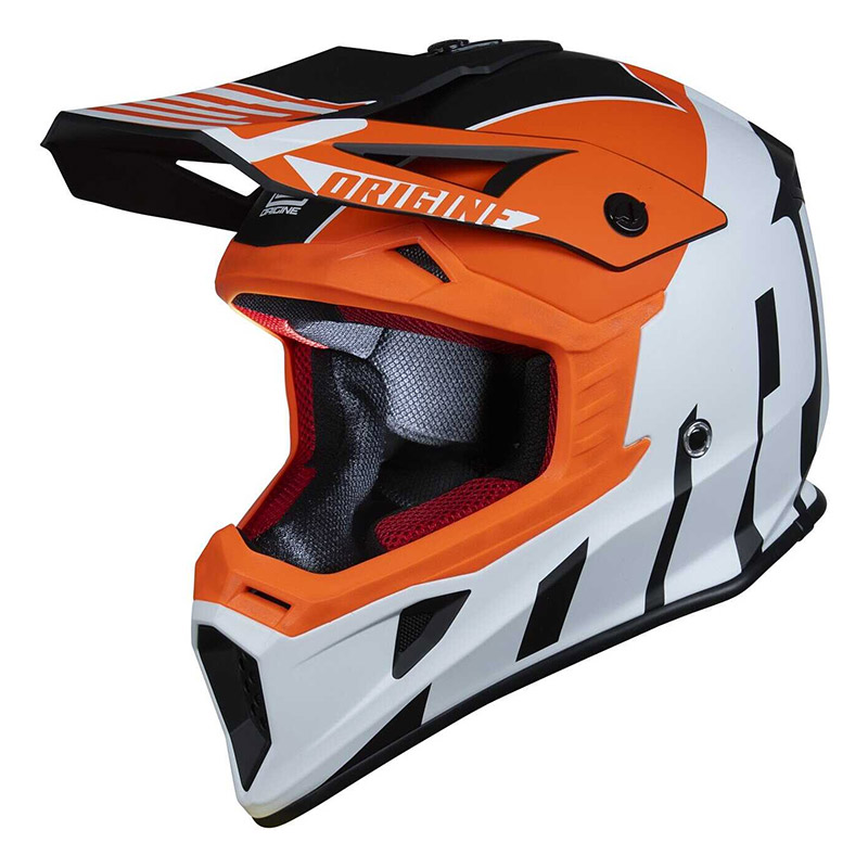 Casco Origine Hero Thunder arancio opaco