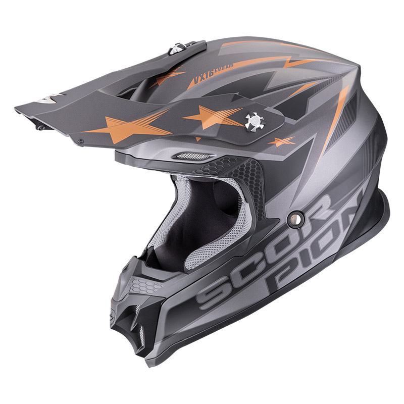 Casco Scorpion VX-16 Evo Air Patriot copper