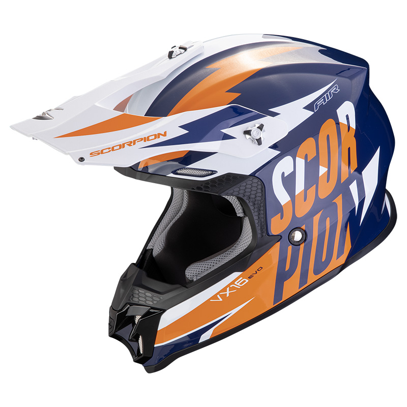 Scorpion Vx-16 Evo Air Slanter Helmet Orange