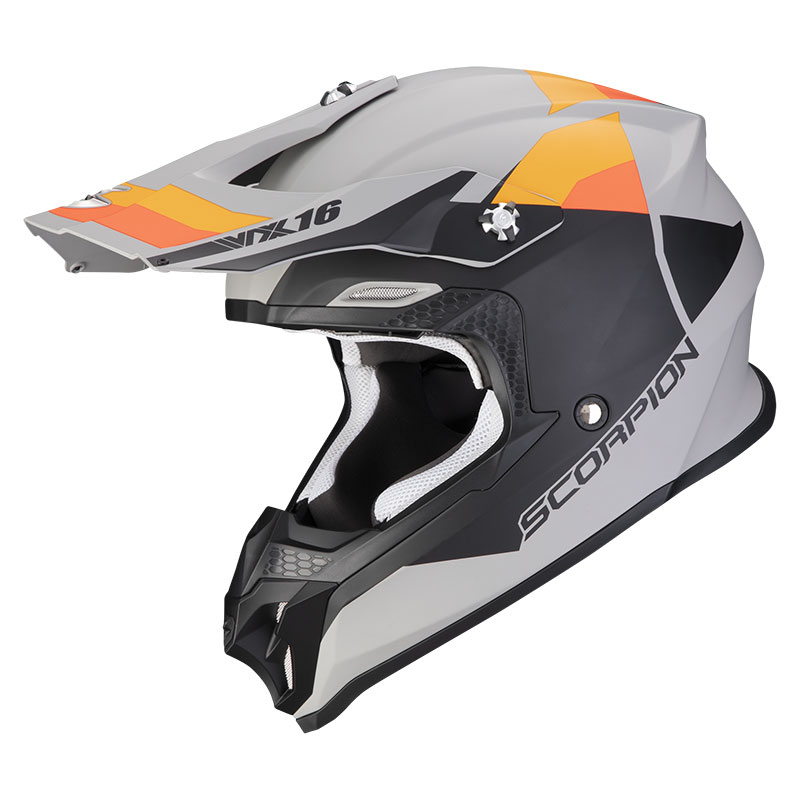 Casco Scorpion VX-16 Evo Air Spectrum arancio