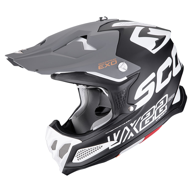 Casco Scorpion VX-22 Air Updown nero grigio opaco