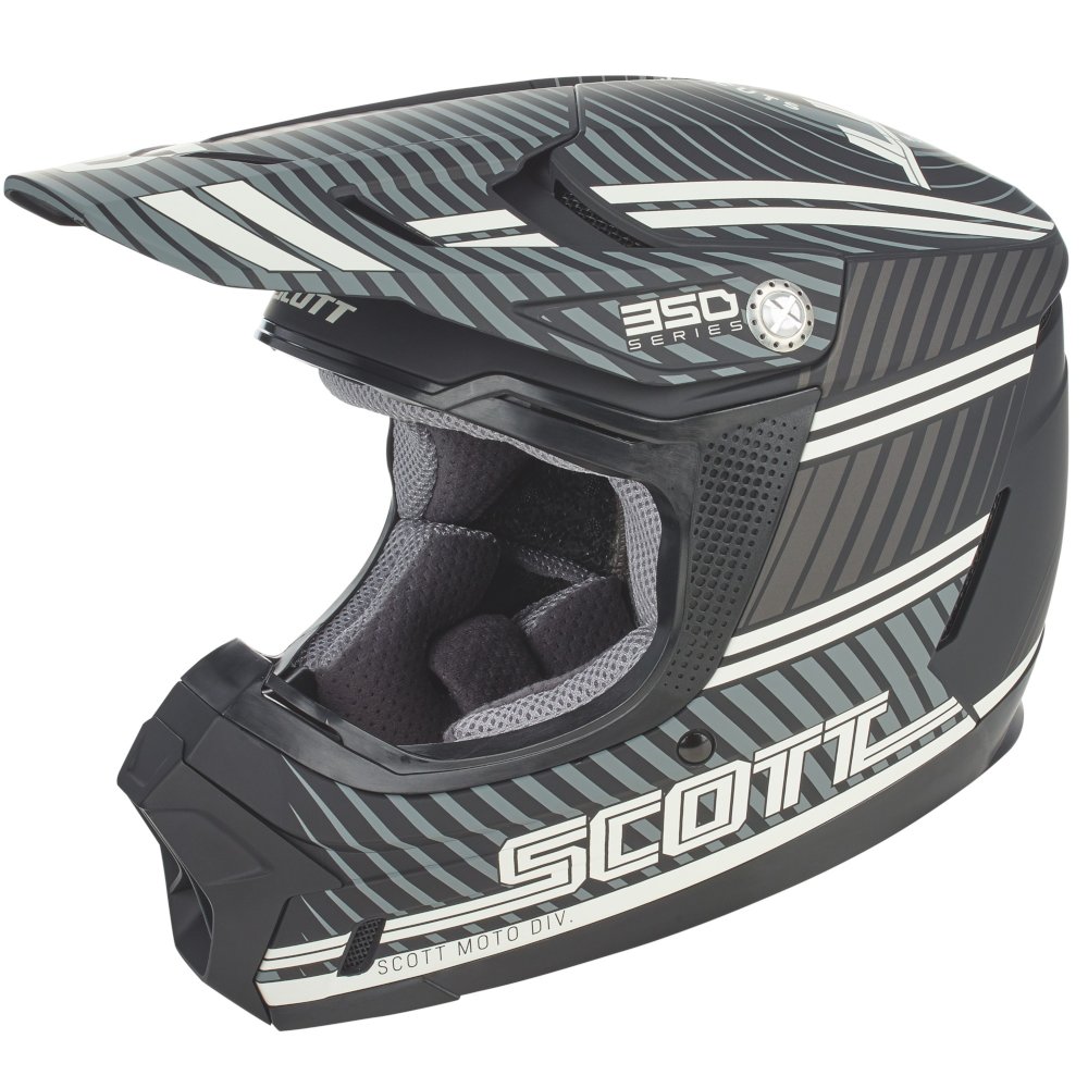 Casco SCOTT 350 EVO Plus Retro ECE Junior nero