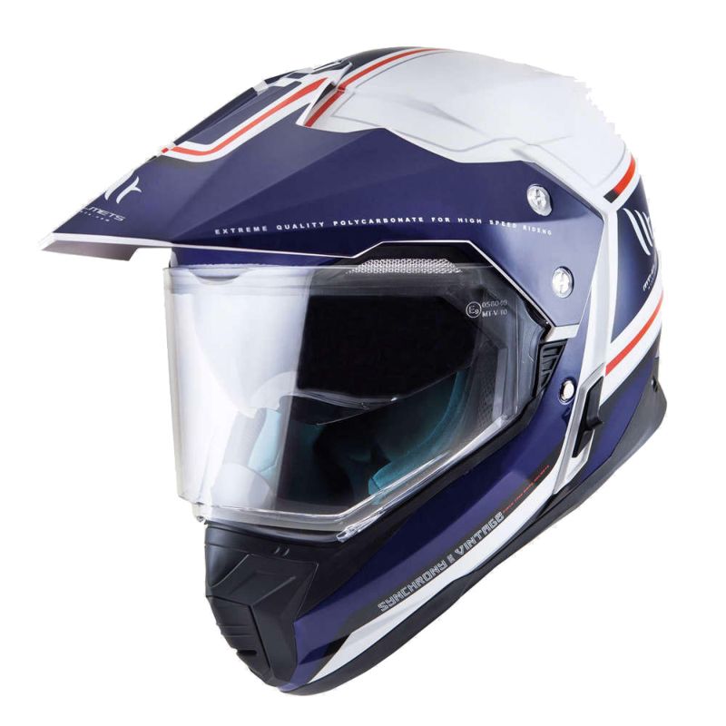Mt Helmets Synchrony Duo Sport Sv Vintage blu