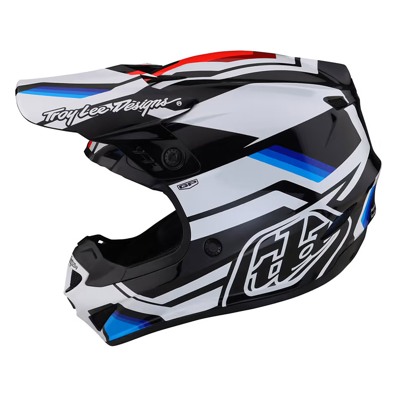 Casco Troy Lee Designs Gp Apex bianco blu