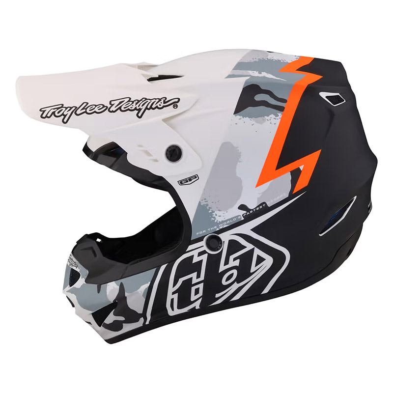 Casco Bimbo Troy Lee Designs Gp Volt bianco