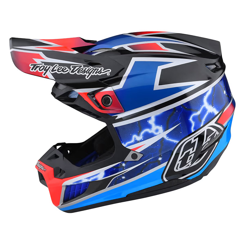 Troy Lee Designs SE5 コンポジット ライトニング ブルー
