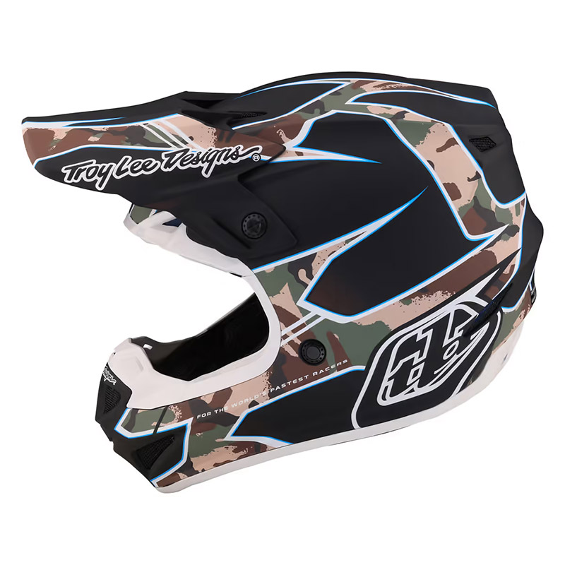 Troy Lee Designs SE4 Polyacrylite Matrix camo nero